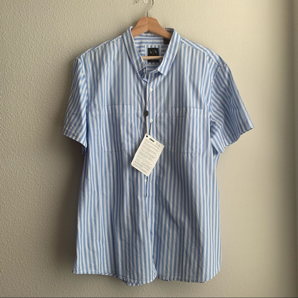 Armani Exchange Short Sleeve Shirt Size: XXL